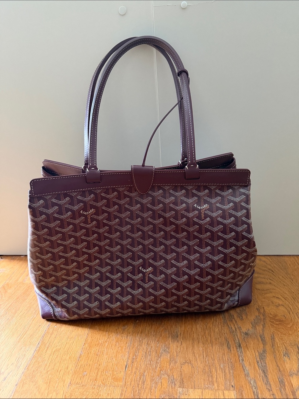 Goyard Bellechase in Wine Red